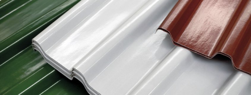 Planchas de fibra de vidrio: para techumbres luminosas