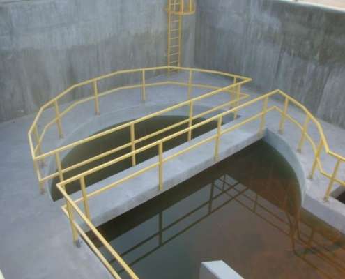 Barandales de fibra de vidrio modulares