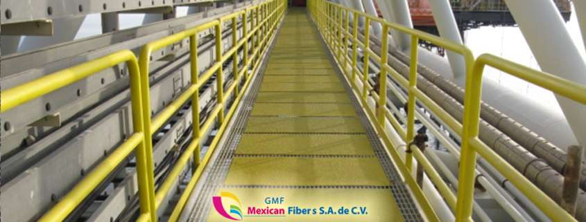 rampas de fibra de vidrio