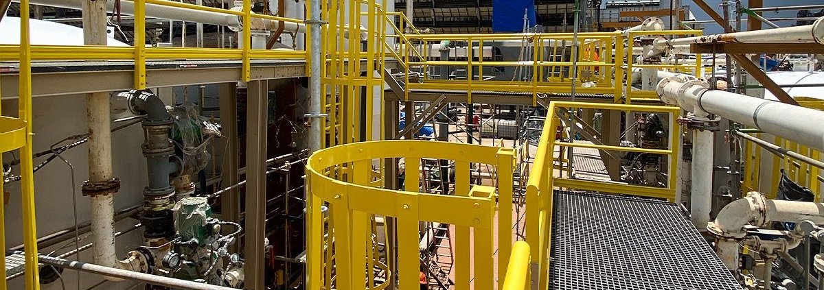 Escaleras Marinas de FRP Mexican Fibers